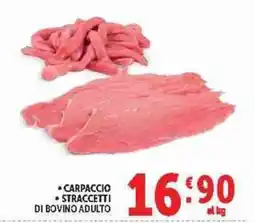 Deco Supermercati Carpaccio straccetti di bovino adulto offerta