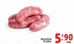 Deco Supermercati Salsiccia di suino offerta