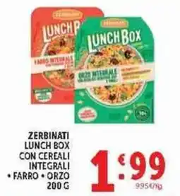Deco Supermercati Zerbinati lunch box con cereali integrali offerta