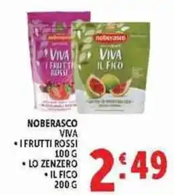 Deco Supermercati Noberasco Viva i frutti rossi offerta