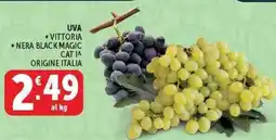 Deco Supermercati Uva Vittoria Nera Black Magic offerta