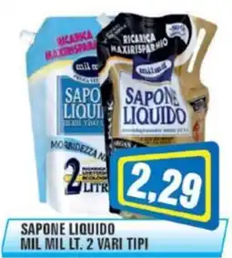 Punto Vigas Sapone liquido mil mil offerta