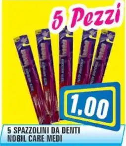 Punto Vigas Spazzolini da denti Nobil Care medi offerta