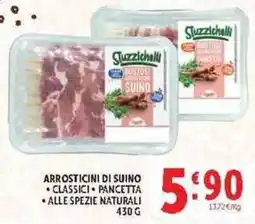 Deco Supermercati Stuzzichalli arrostitini di suino offerta