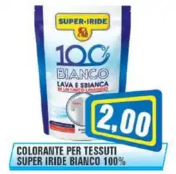 Punto Vigas Colorante per tessuti Super Iride Bianco 100% offerta