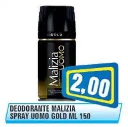 Punto Vigas Deodorante Malizia Spray Uomo Gold offerta