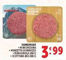Deco Supermercati Hamburger Marchigiana offerta