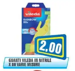 Punto Vigas Guanti Vileda in nitrile offerta