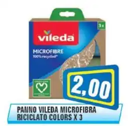 Punto Vigas Panno Vileda microfibra riciclato colors offerta