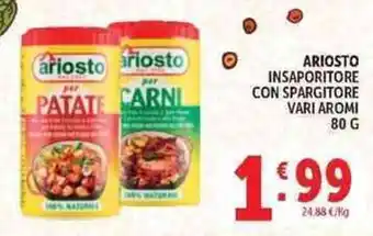 Ariosto insaporitore con spargitore vari aromi