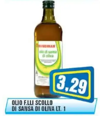 Punto Vigas Olio F.LLI SCOLLO di sansa di oliva offerta