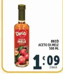 Deco Supermercati Decò aceto di mele offerta
