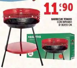 Deco Supermercati Barbecue tondo con ripiano kasaviva offerta