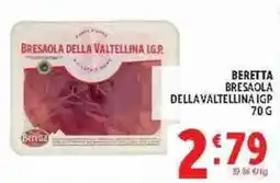 Deco Supermercati Beretta bresaola della valtellina igp offerta