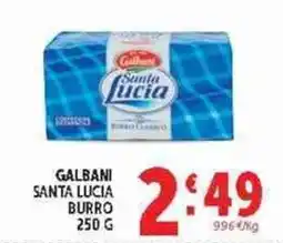 Deco Supermercati Galbani Santa Lucia Burro offerta