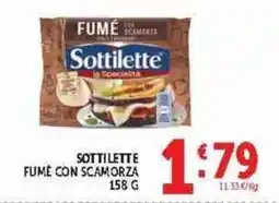 Deco Supermercati Sottilette Fumé con scamorza offerta