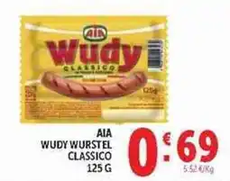 Deco Supermercati Aia wudy wurstel classico offerta