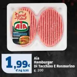 Sigma Superstore Aia Hamburger Di Tacchino E Rosmarino offerta