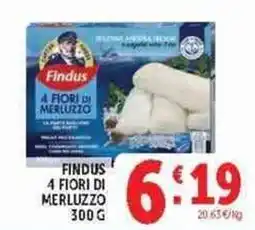 Deco Supermercati Findus 4 Fiori di Merluzzo offerta