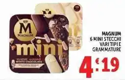 Deco Supermercati Magnum mini classic almond white chocolate offerta