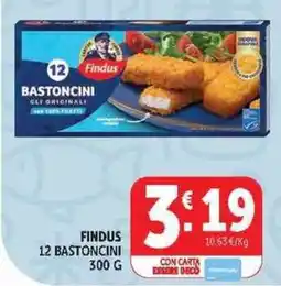 Deco Supermercati Findus bastoncini offerta