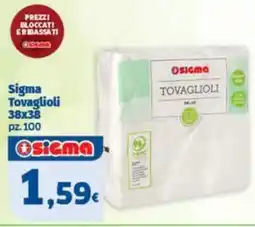 Sigma Superstore Sigma Tovaglioli offerta