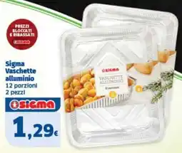 Sigma Superstore Sigma Vaschette alluminio offerta