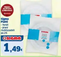 Sigma Superstore Sigma Piatti offerta