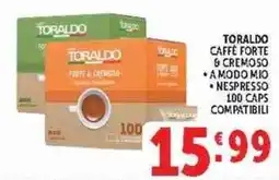 Deco Supermercati Toraldo caffè forte & cremoso offerta