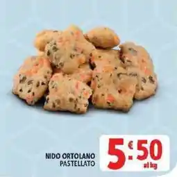 Deco Supermercati Nido ortolano pastellato offerta