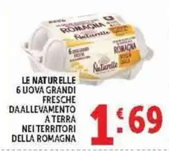 Deco Supermercati Le Naturelle uova grandi offerta