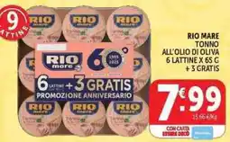 Deco Supermercati Rio mare tonno all'olio di oliva offerta