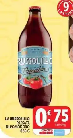 Deco Supermercati La Russolillo passata di pomodoro offerta