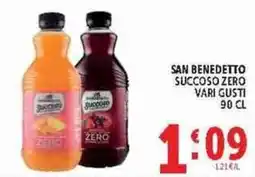 Deco Supermercati San Benedetto Succoso Zero offerta