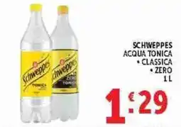 Deco Supermercati Schweppes acqua tonica classica zero offerta