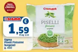Sigma Superstore Sigma Piselli Finissimi Surgelati offerta