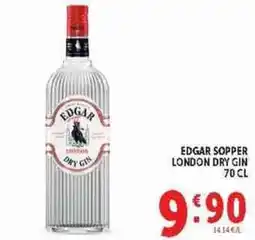Deco Supermercati Edgar Sopper London Dry Gin offerta