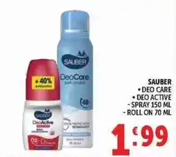 Deco Supermercati Sauber DeoCare offerta