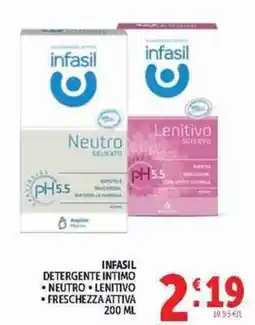 Deco Supermercati Infasil detergente intimo offerta
