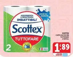 Deco Supermercati Scottex carta da cucina tuttofare offerta