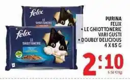 Deco Supermercati Purina Felix Le Ghiottonerie offerta