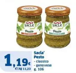 Sigma Superstore Sacla' Pesto classico genovese offerta