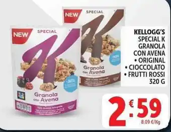 Deco Supermercati Kellogg's Special K Granola con Avena offerta