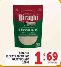 Deco Supermercati Biraghi ricetta pecorino grattugiato offerta