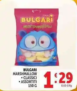 Deco Supermercati Bulgari marshmallow classici assortiti offerta
