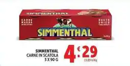 Deco Supermercati Simmenthal carne in scatola offerta