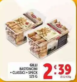 Deco Supermercati Gilli bastoncini classici speck offerta