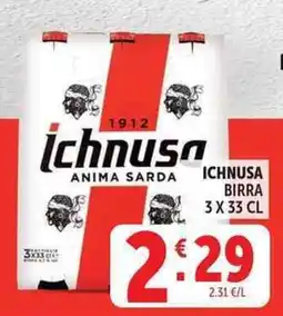 Deco Supermercati Ichnusa birra offerta