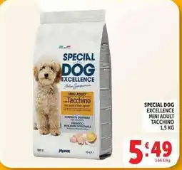 Deco Supermercati Special Dog Excellence Mini Adult Tacchino offerta