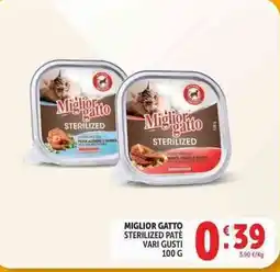 Deco Supermercati Miglior gatto sterilized patè offerta